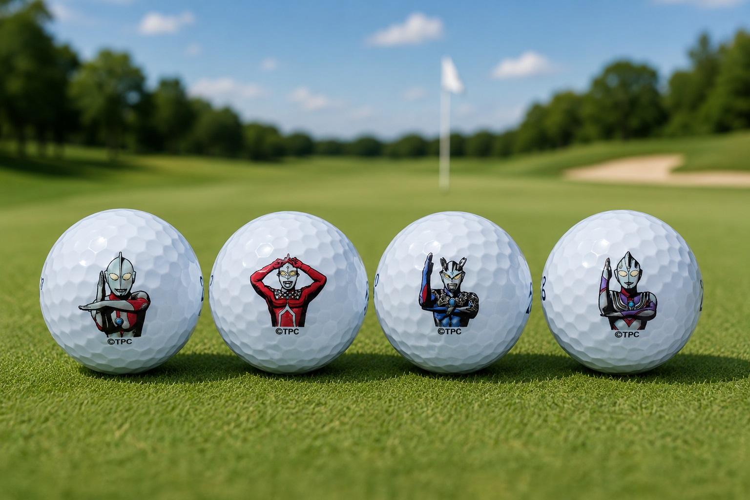 Bridgestone lança bolas de golfe temáticas de ‘Ultraman’
