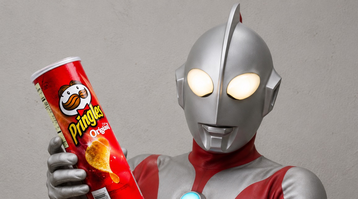 Pringles lança edição especial no Japão em comemoração aos 60 anos de ‘Ultraman’